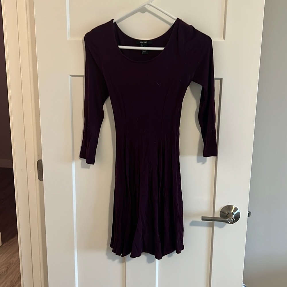 XS Burgundy forever 21 dress with corset back